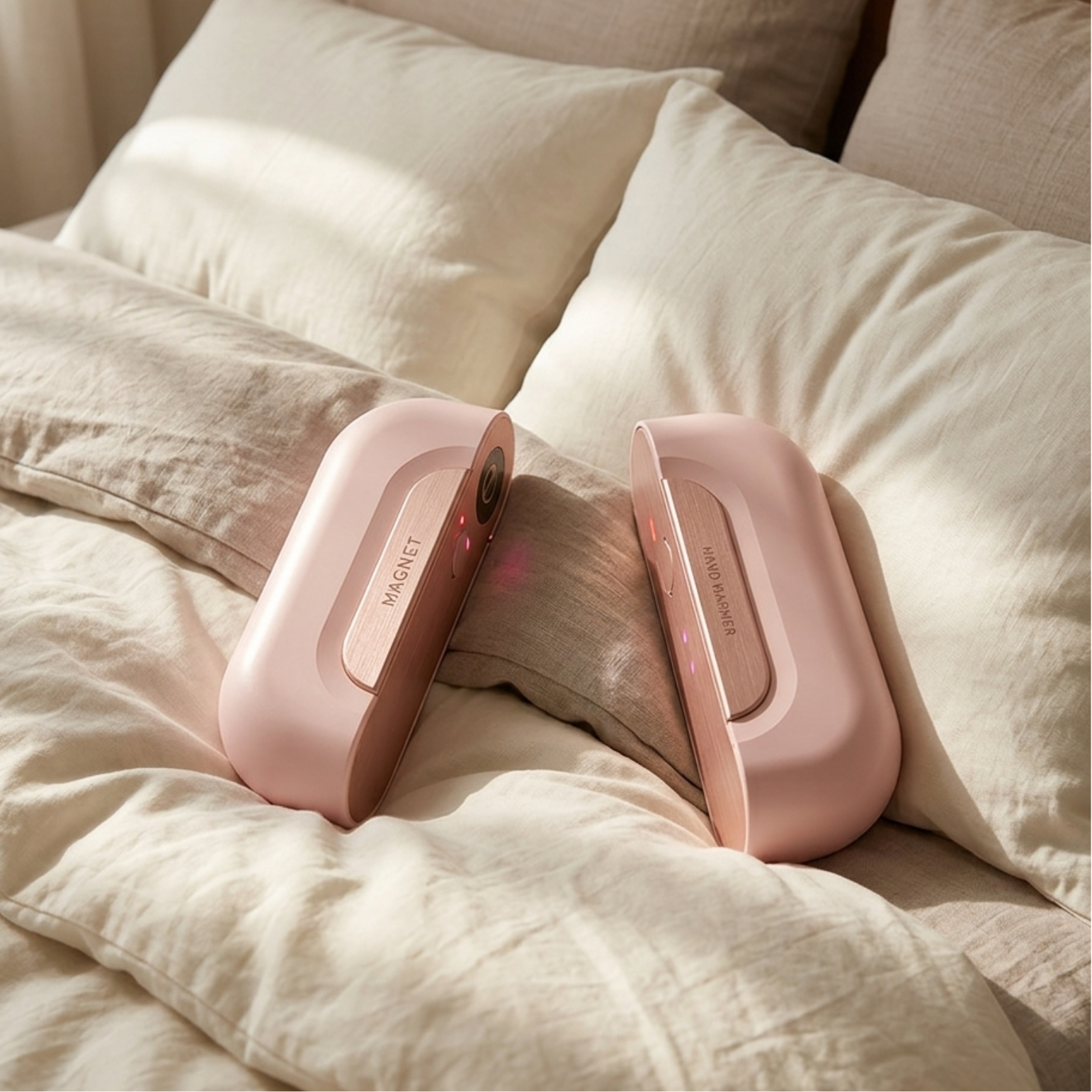 Rechargeable Magnetic Split-Type Design Hand Warmers Skin-Friendly Material