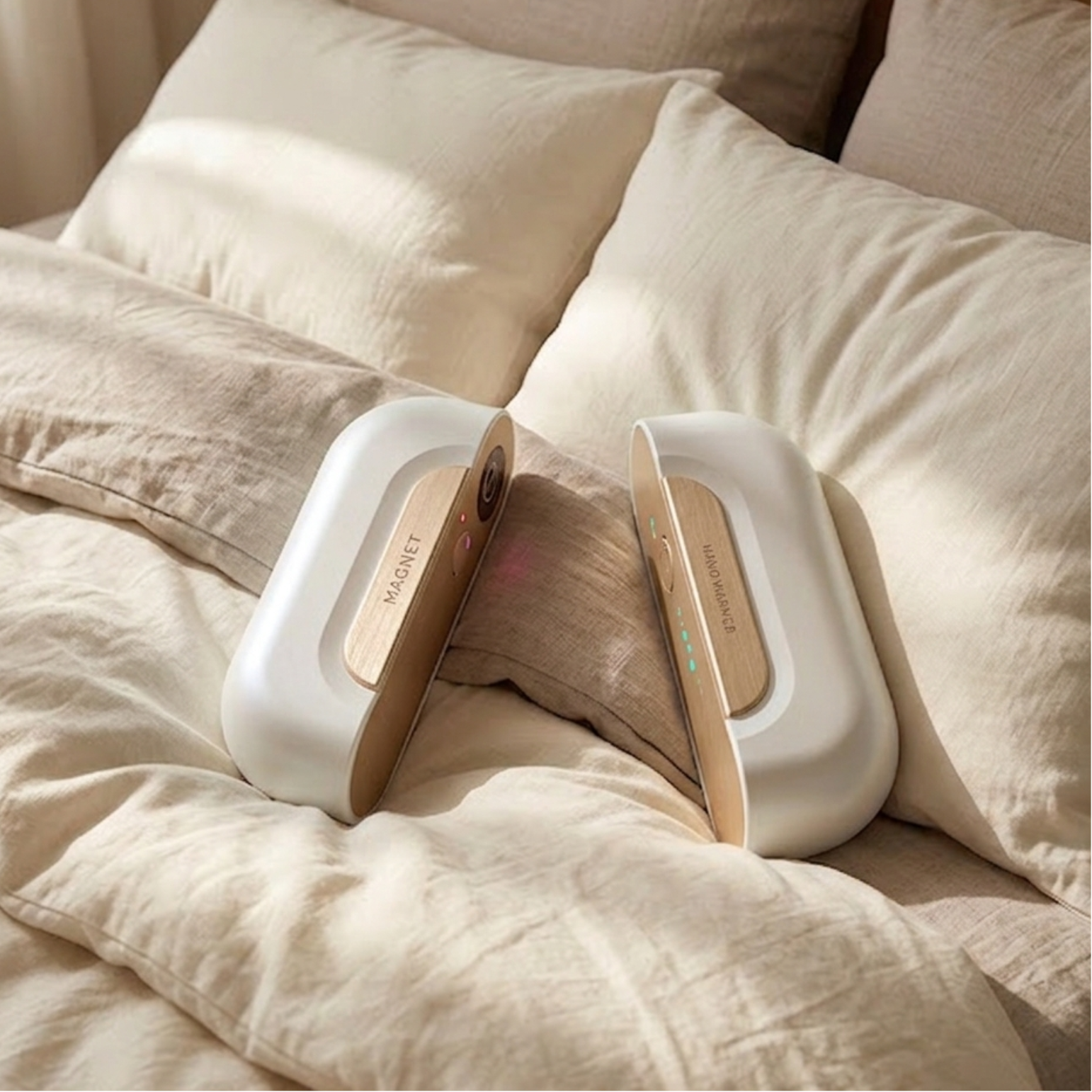 Rechargeable Magnetic Split-Type Design Hand Warmers Skin-Friendly Material