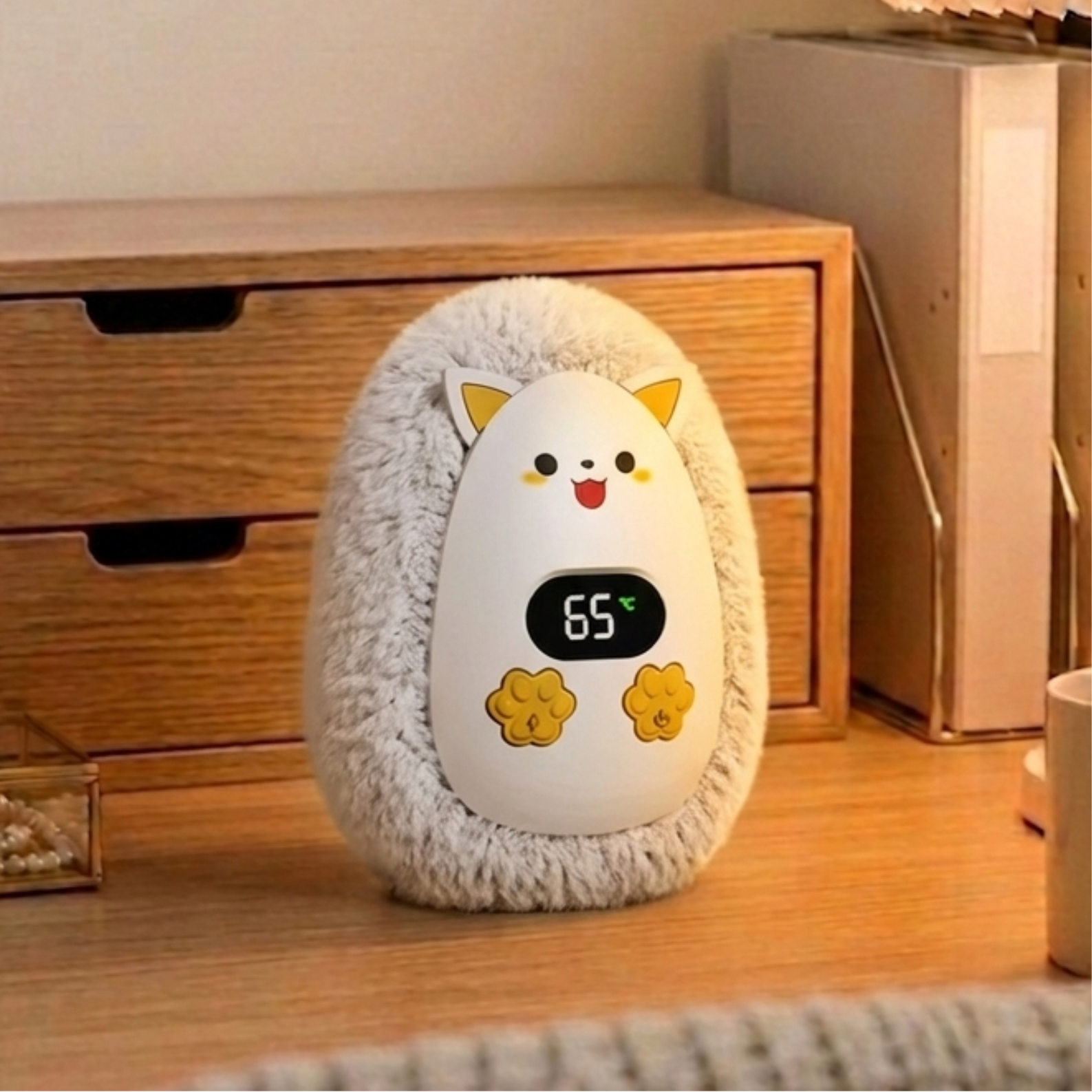 Plushy Hand Warmer Winter Mini Portable Smart Temperature Control