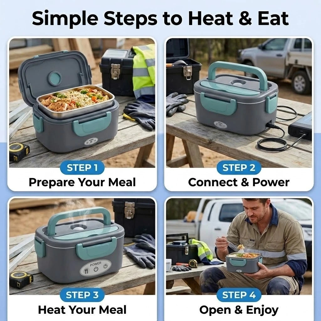 Portable Electric Lunch Box Food Heater